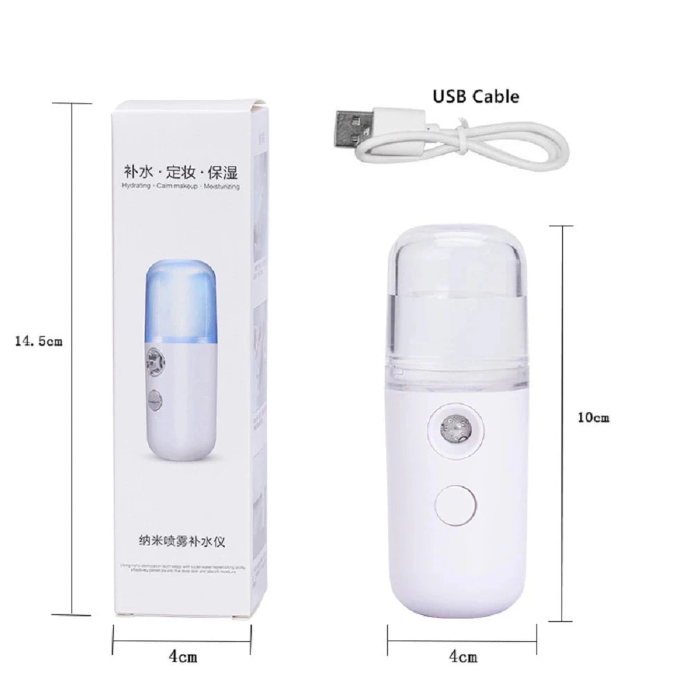 MistGlow — USB Nano Facial Mister | Portable Hydrating Face Spray