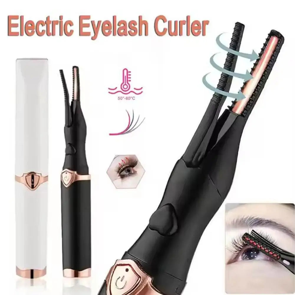 Heated Eyelash Curler — 3 Temperature Modes, USB Rechargeable Lash Styling Tool