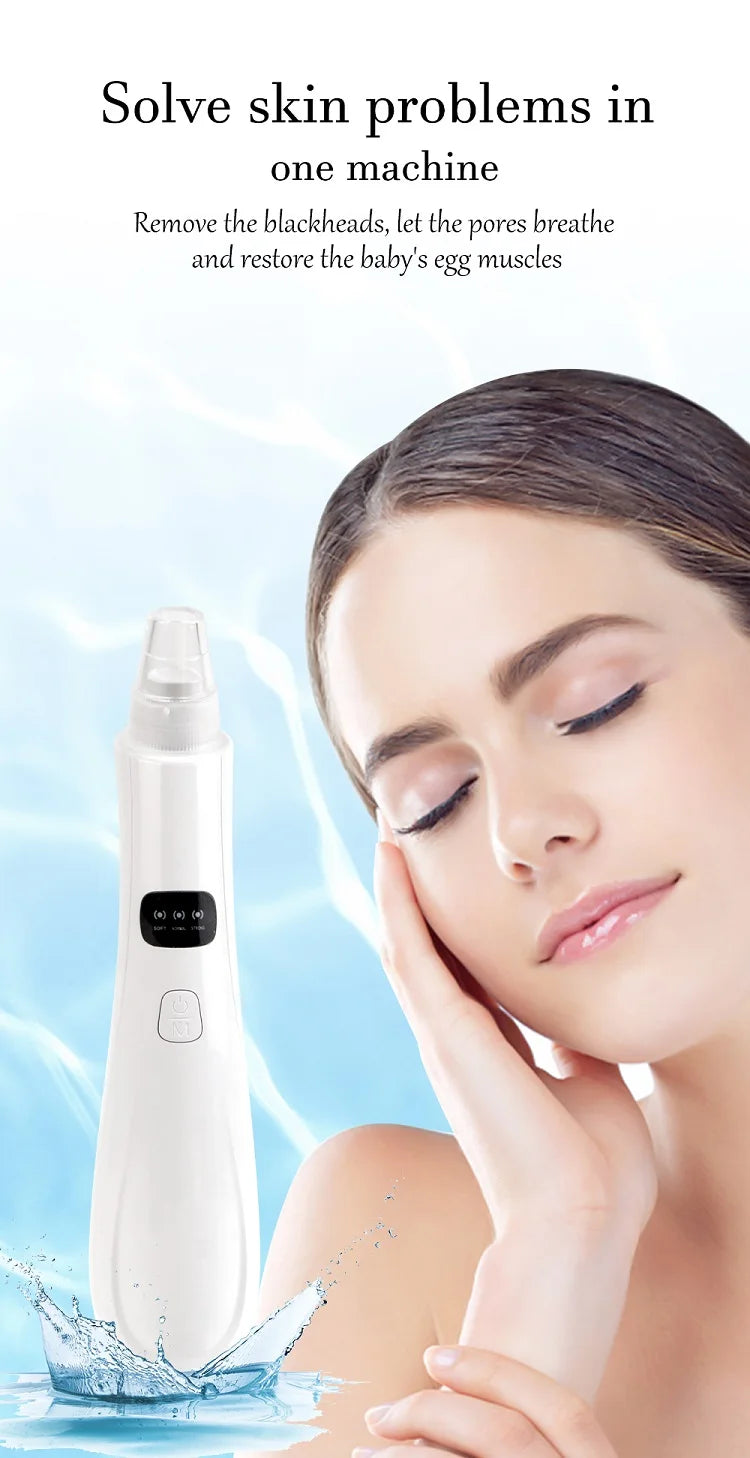 Facial Pore Vacuum — 3-Mode Blackhead & Impurity Remover