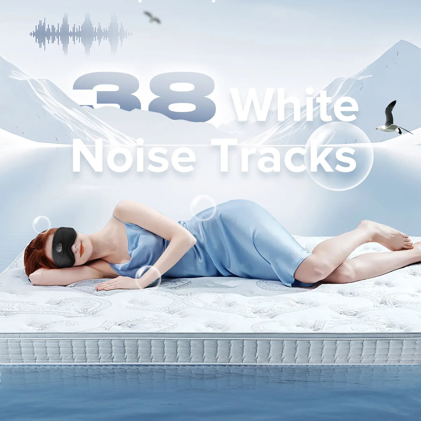 3D Bluetooth Sleep Mask — Blackout Eye Mask with Wireless Headphones