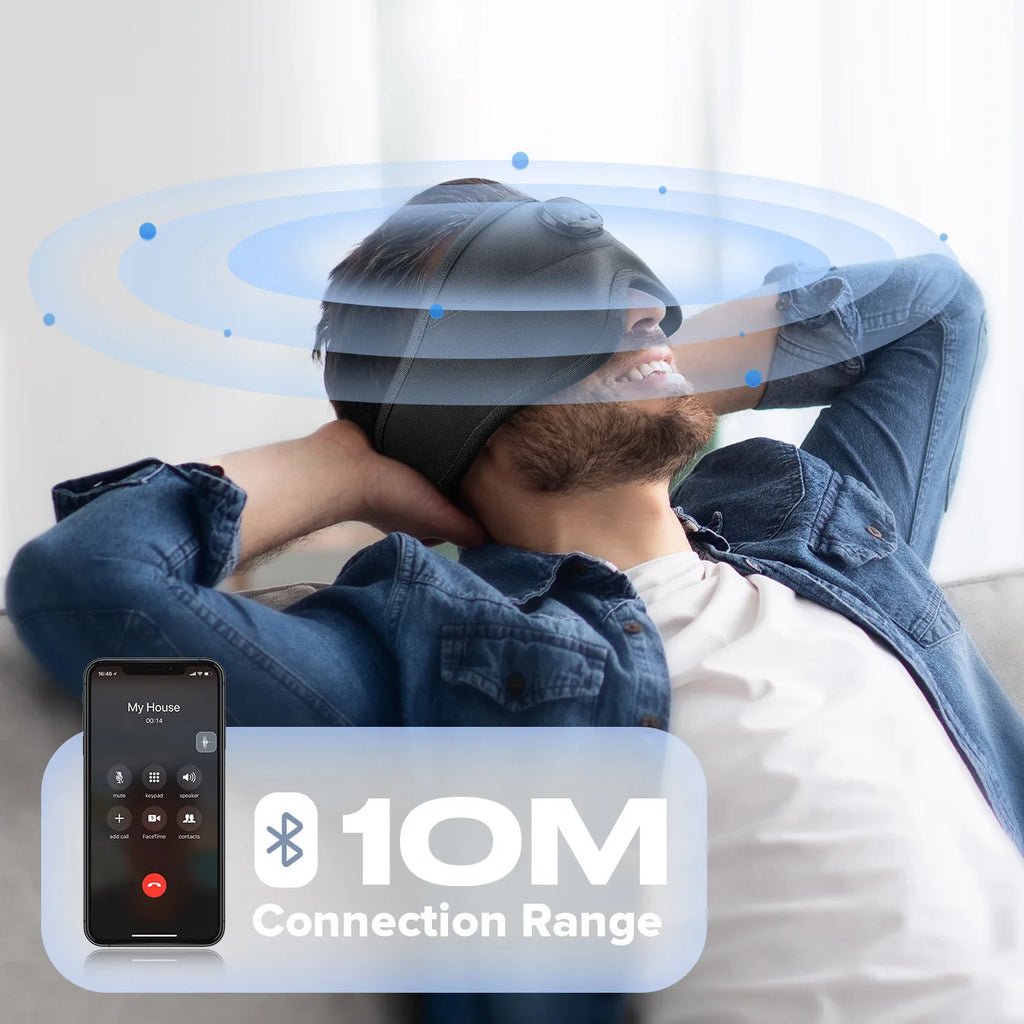 3D Bluetooth Sleep Mask — Blackout Eye Mask with Wireless Headphones