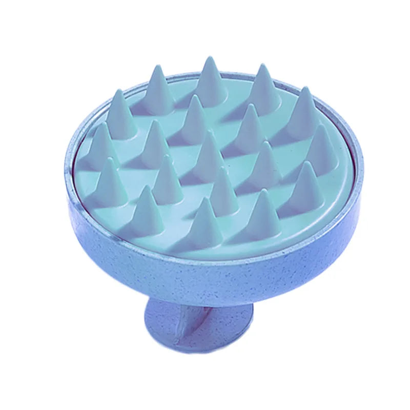 Silicone Scalp Massager & Shampoo Brush — Gentle Exfoliating Scalp Scrubber