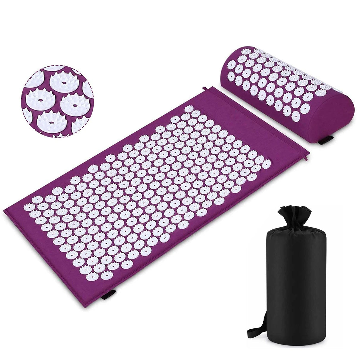 ZenFlow — Acupressure Mat & Pillow Set | Muscle Tension & Stress Relief