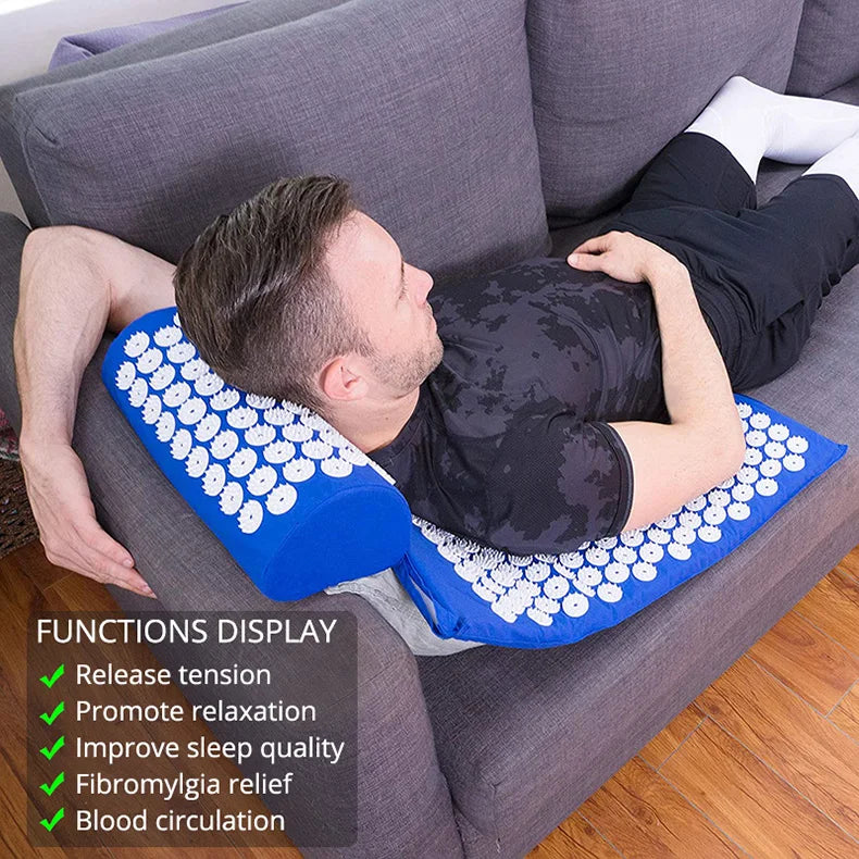 ZenFlow — Acupressure Mat & Pillow Set | Muscle Tension & Stress Relief