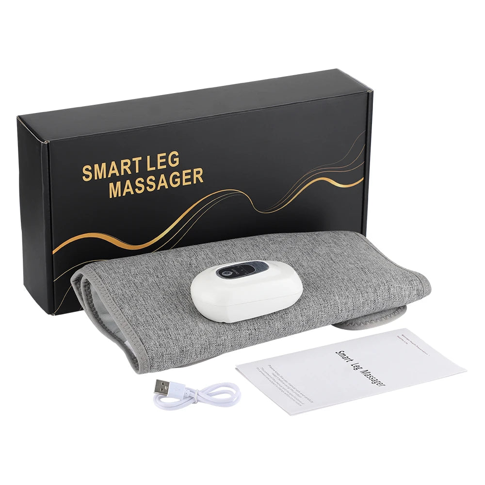 Leg Air Compression Massager — 8-Level Intensity Wireless Recovery Device