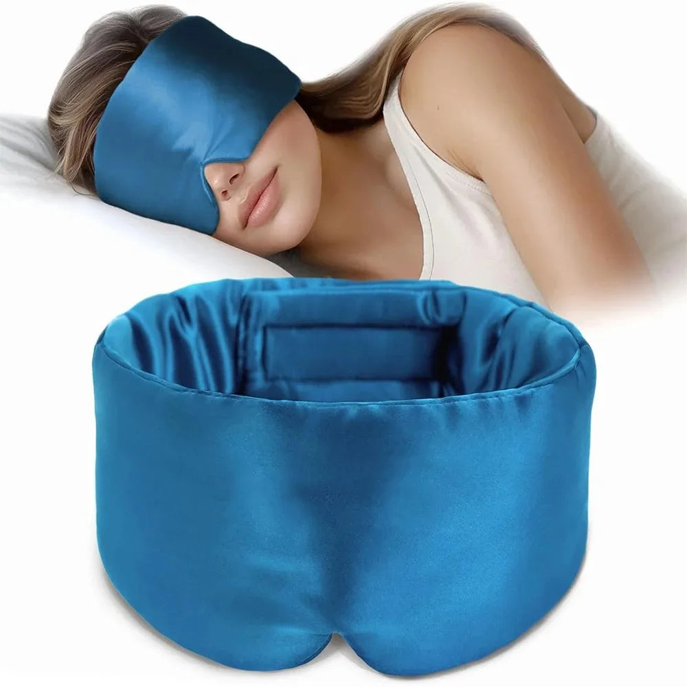 SilkDream — Silky-Soft Sleep Mask | Adjustable Light-Blocking Eye Mask