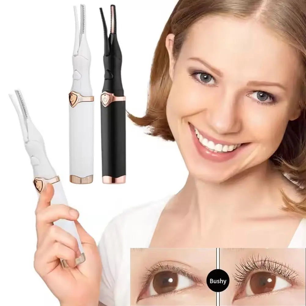 Heated Eyelash Curler — 3 Temperature Modes, USB Rechargeable Lash Styling Tool