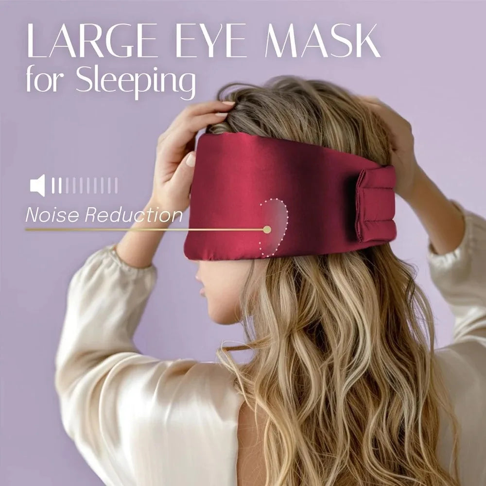 SilkDream — Silky-Soft Sleep Mask | Adjustable Light-Blocking Eye Mask
