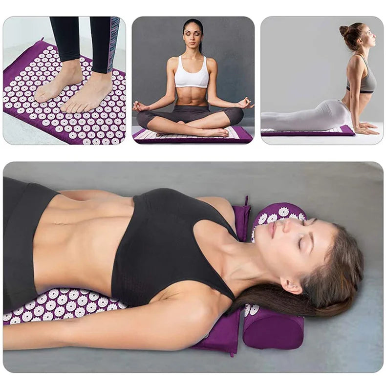 ZenFlow — Acupressure Mat & Pillow Set | Muscle Tension & Stress Relief