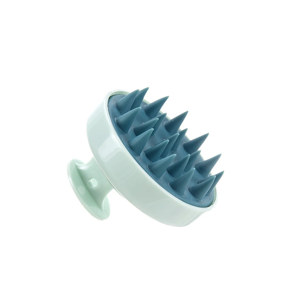Silicone Scalp Massager & Shampoo Brush — Gentle Exfoliating Scalp Scrubber