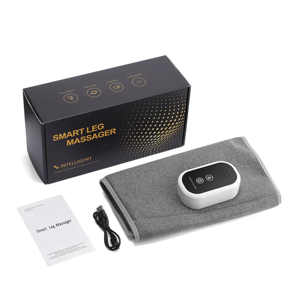 Leg Air Compression Massager — 8-Level Intensity Wireless Recovery Device