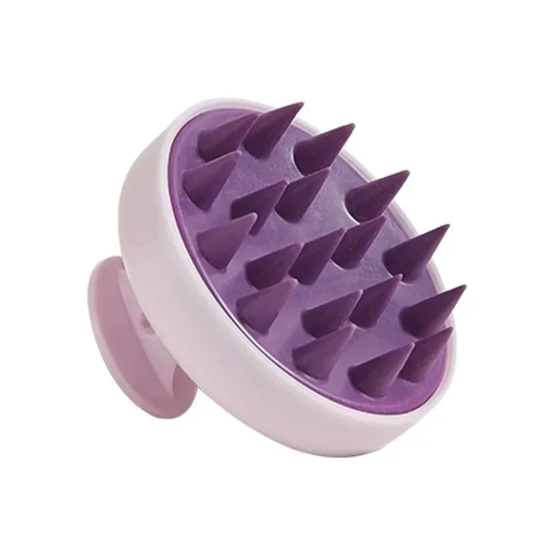 Silicone Scalp Massager & Shampoo Brush — Gentle Exfoliating Scalp Scrubber