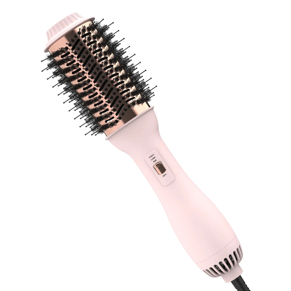 LISAPRO One-Step Hot Air Brush & Volumizer 2.0 — Ceramic Hair Dryer Styler, UK Plug