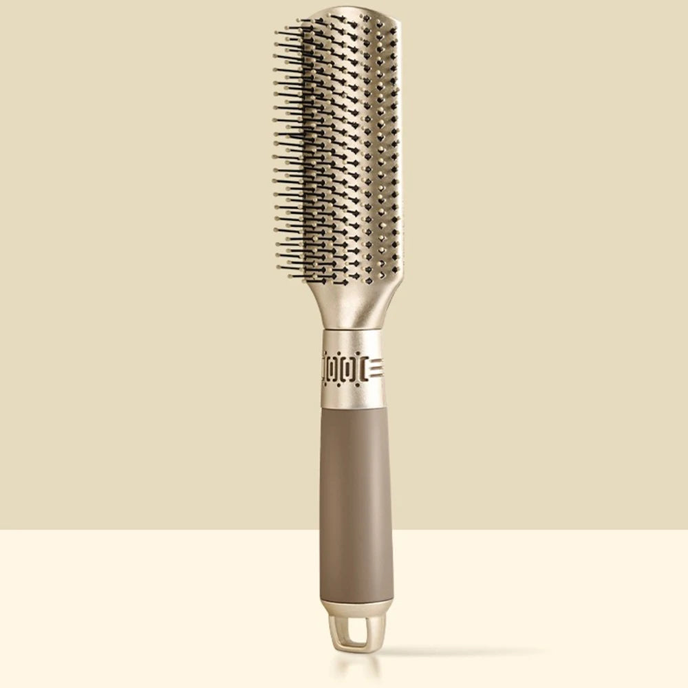 Luxury 4-Piece Hair Brush Set – Round, Paddle, Detangling & Volumising Brushes