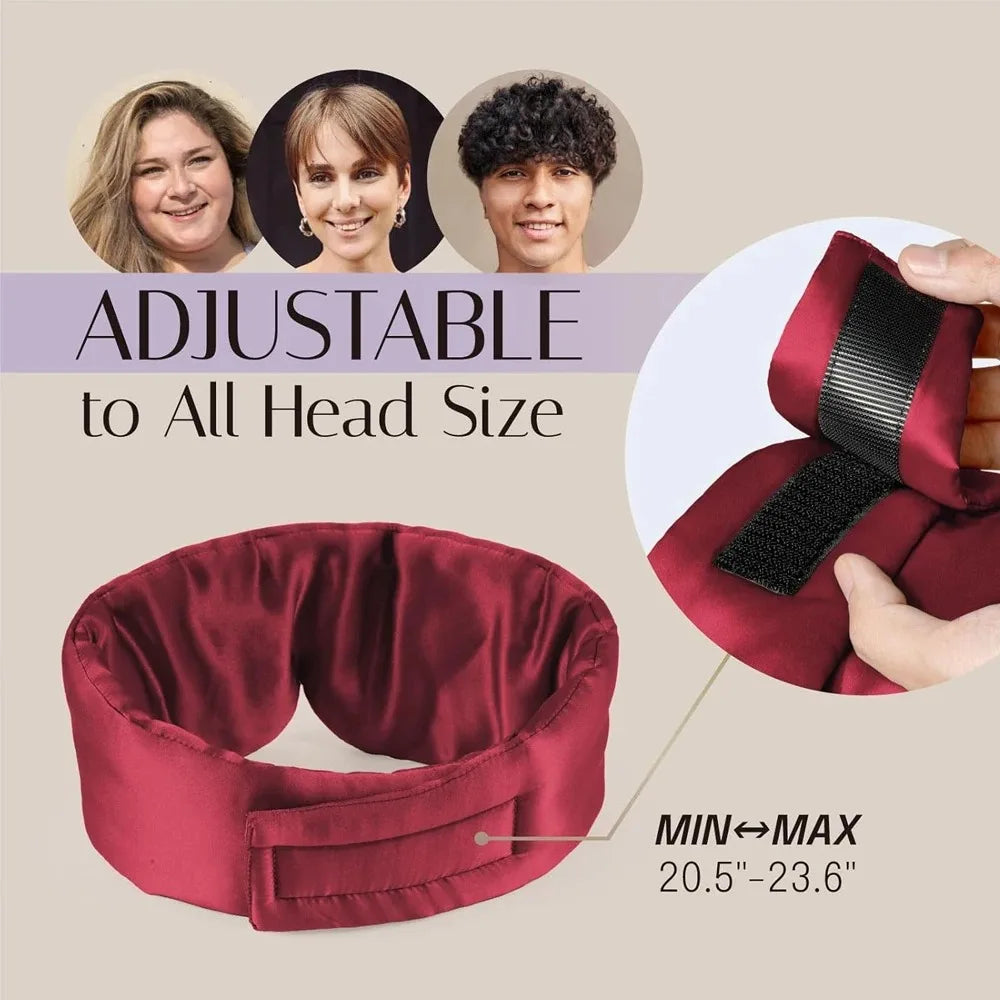 SilkDream — Silky-Soft Sleep Mask | Adjustable Light-Blocking Eye Mask