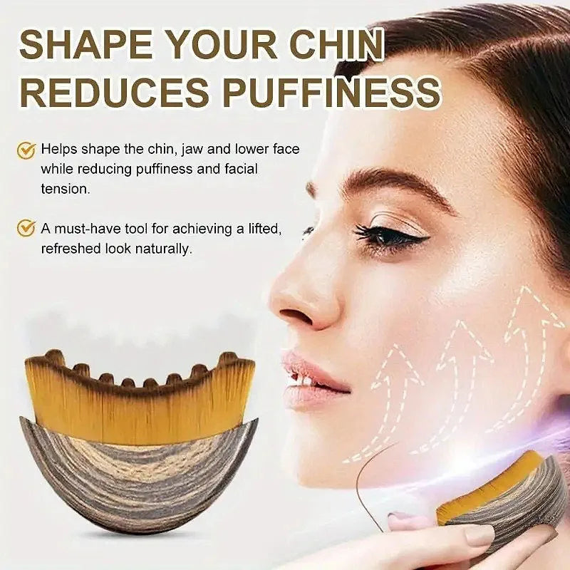 DrenaFace — Lymphatic Drainage Contour Face Brush | Jawline Sculpting & Anti-Puffiness
