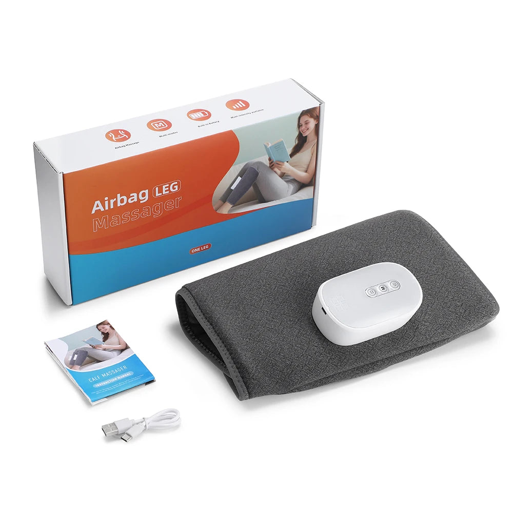 Leg Air Compression Massager — 8-Level Intensity Wireless Recovery Device