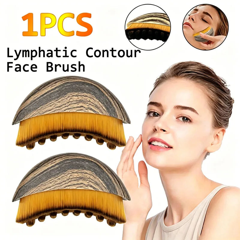 DrenaFace — Lymphatic Drainage Contour Face Brush | Jawline Sculpting & Anti-Puffiness