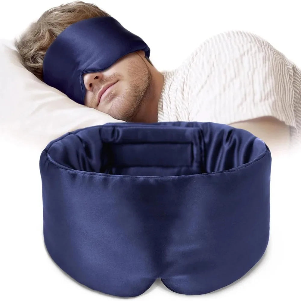 SilkDream — Silky-Soft Sleep Mask | Adjustable Light-Blocking Eye Mask